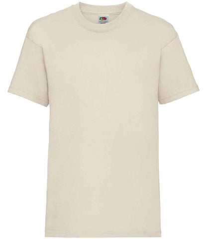 Fruit of the Loom Kids Value T-Shirt in Natural