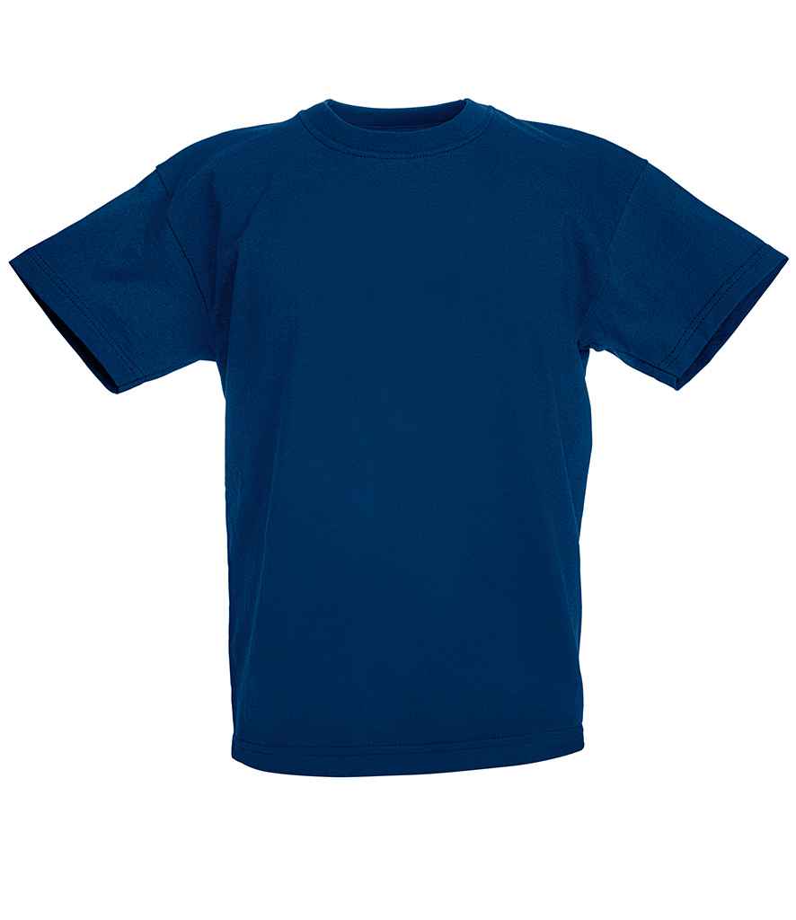 Fruit of the Loom Kids Value T-Shirt in Navy