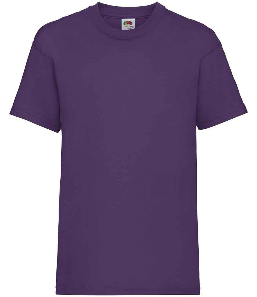 Fruit of the Loom Kids Value T-Shirt in Purple