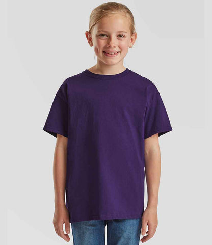Fruit of the Loom Fruit of the Loom Kids Value T-Shirt Purple