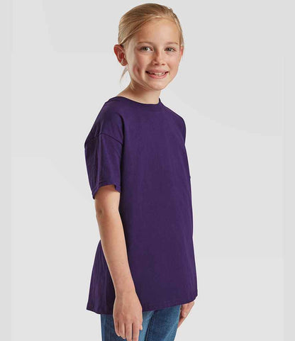 Fruit of the Loom Fruit of the Loom Kids Value T-Shirt Purple