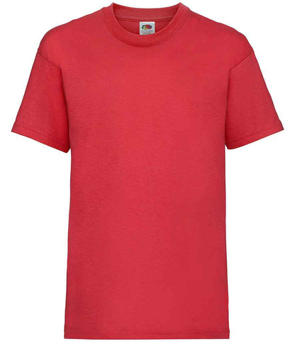 Fruit of the Loom Kids Value T-Shirt in Red