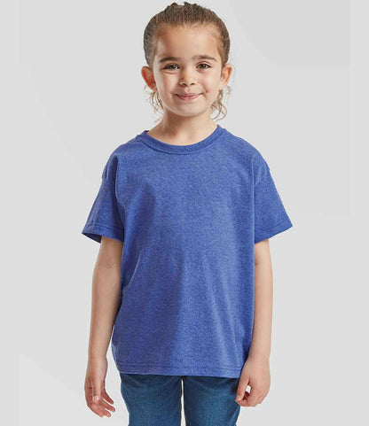 Fruit of the Loom Fruit of the Loom Kids Value T-Shirt Heather Royal