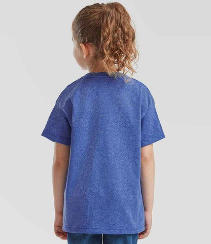 Fruit of the Loom Fruit of the Loom Kids Value T-Shirt Heather Royal