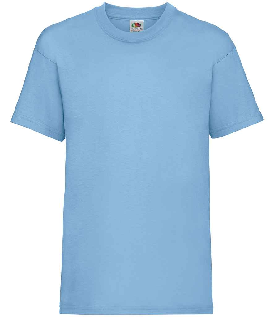 Fruit of the Loom Kids Value T-Shirt in Sky Blue