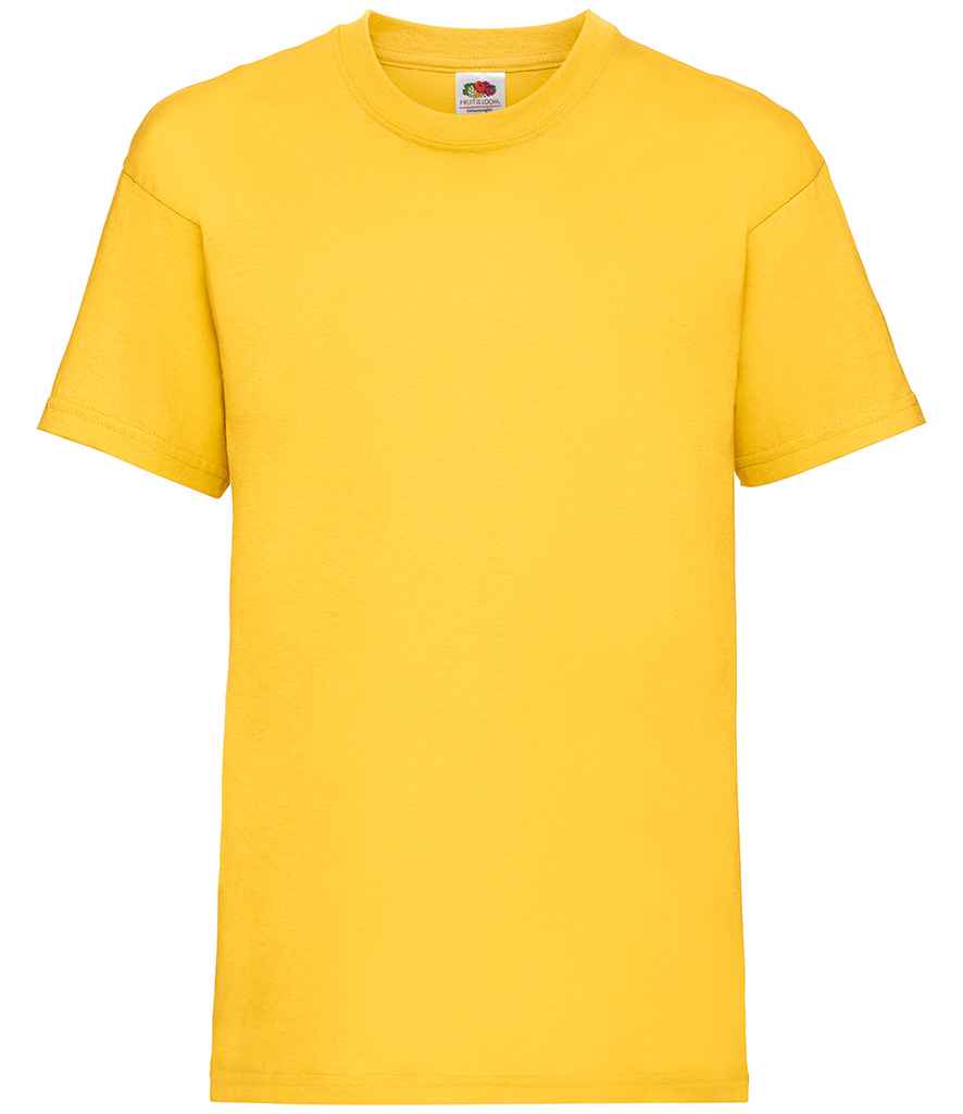 Fruit of the Loom Kids Value T-Shirt in Sunflower