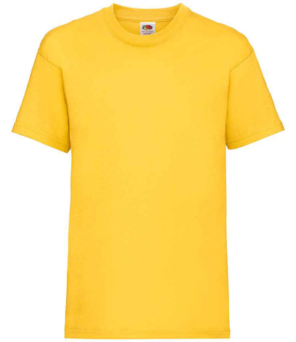 Fruit of the Loom Kids Value T-Shirt in Sunflower