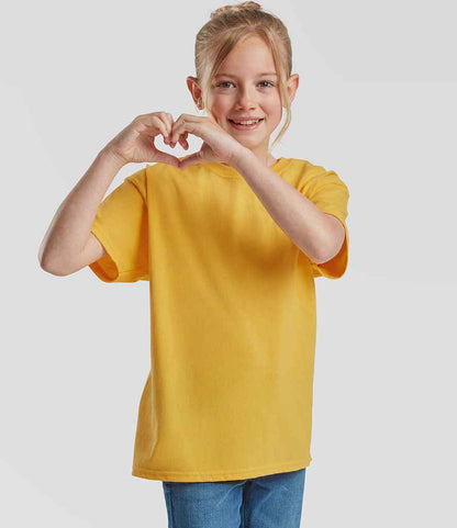 Fruit of the Loom Fruit of the Loom Kids Value T-Shirt Sunflower
