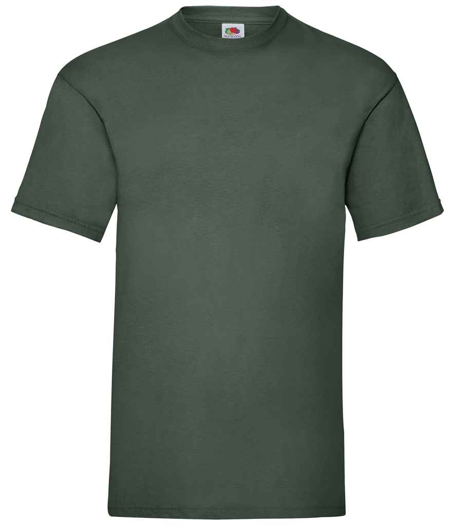 Fruit of the Loom Value T-Shirt in Bottle Green