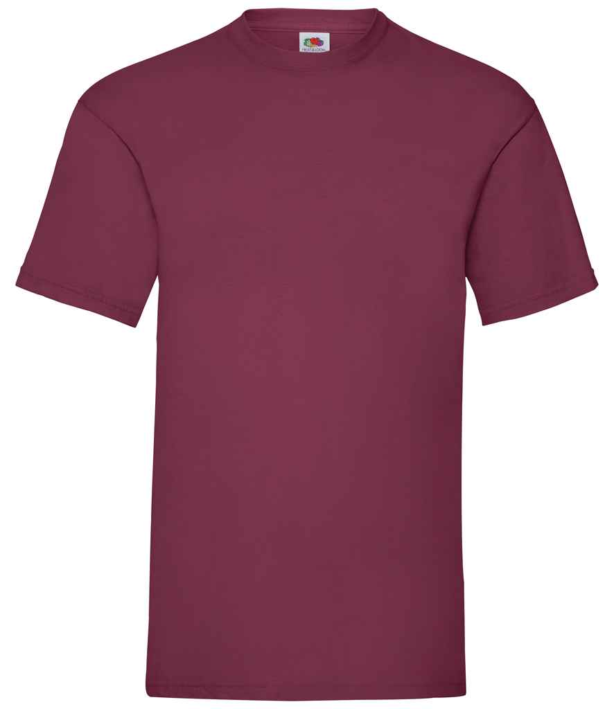 Fruit of the Loom Value T-Shirt in Burgundy