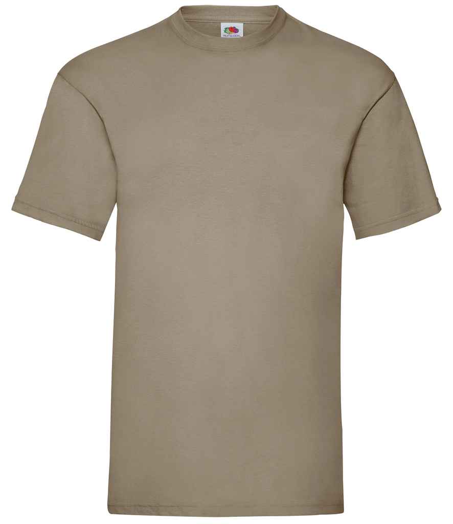 Fruit of the Loom Value T-Shirt in Khaki