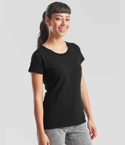 Fruit of the Loom Fruit of the Loom Lady Fit Original T-Shirt Black