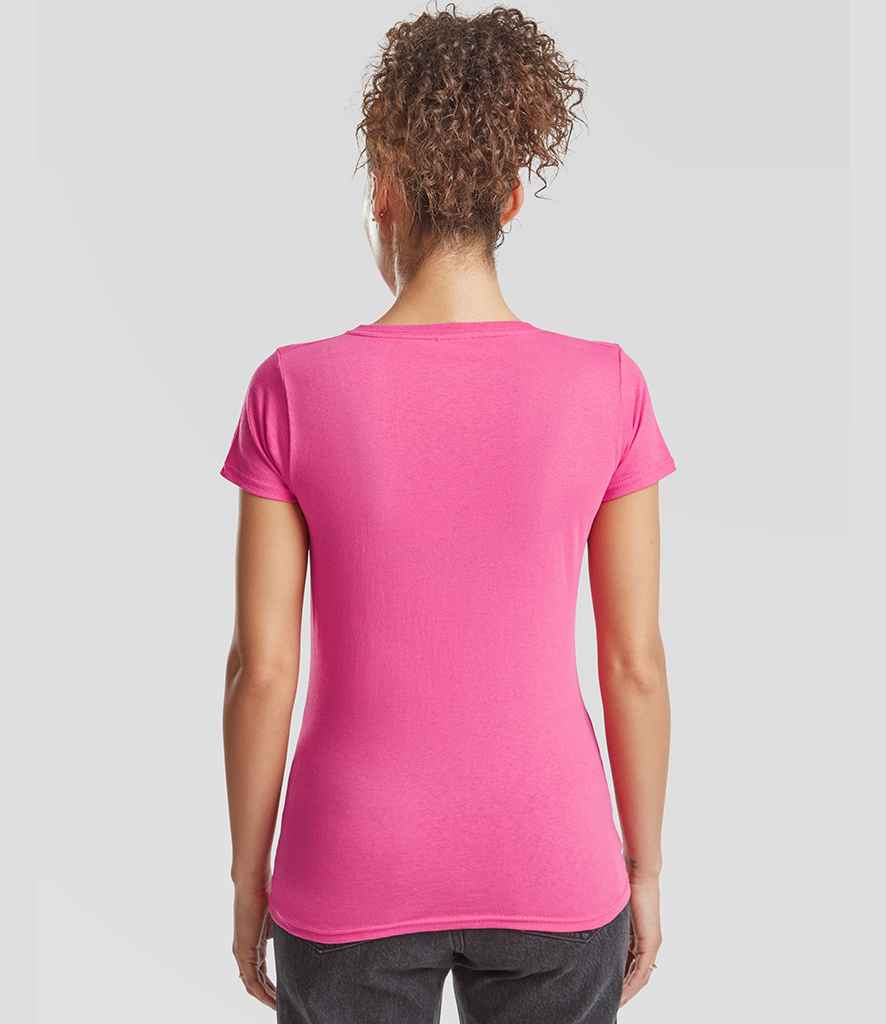 Fruit of the Loom Fruit of the Loom Lady Fit Original T-Shirt Fuchsia
