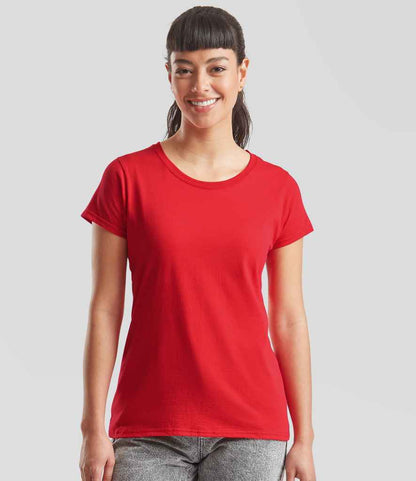 Fruit of the Loom Fruit of the Loom Lady Fit Original T-Shirt Red