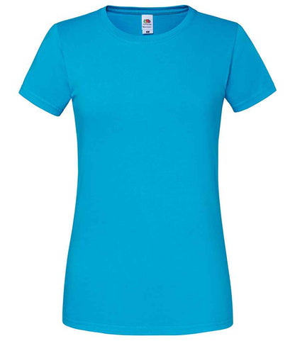 Fruit of the Loom Ladies Iconic 195 T-Shirt in Azure