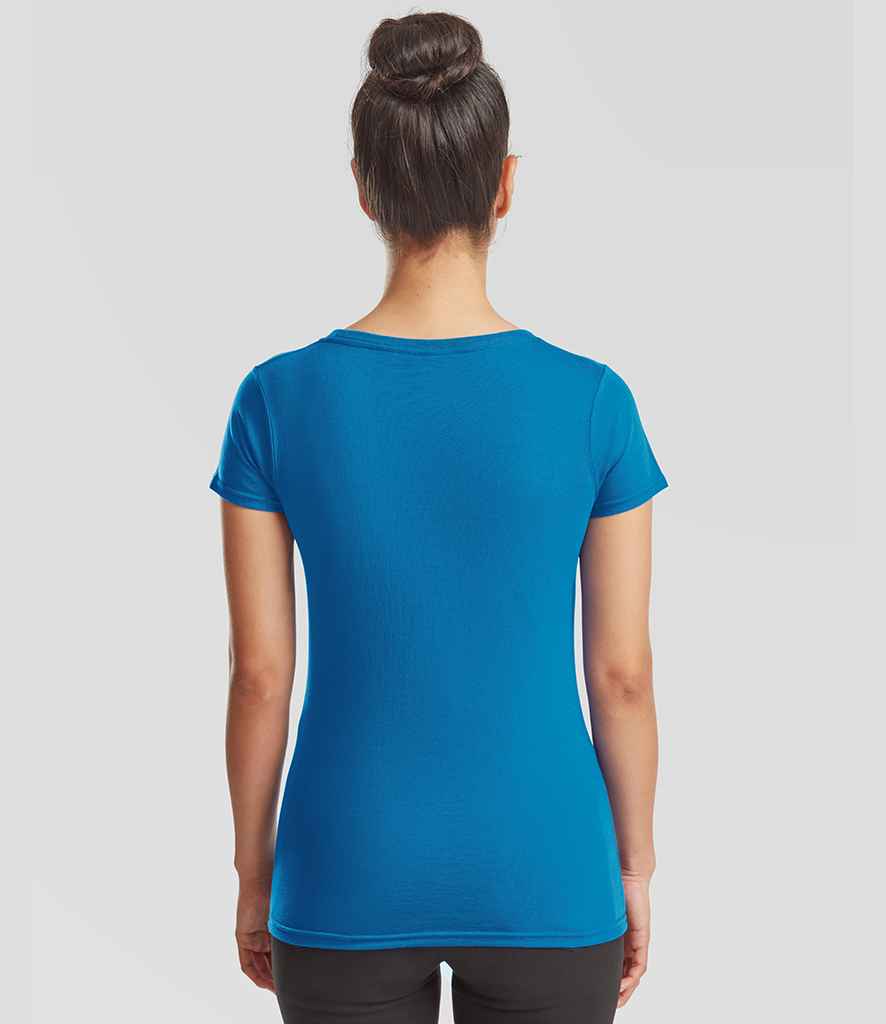 Fruit of the Loom Fruit of the Loom Ladies Iconic 195 T-Shirt Azure
