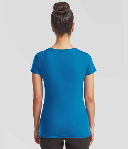 Fruit of the Loom Fruit of the Loom Ladies Iconic 195 T-Shirt Azure