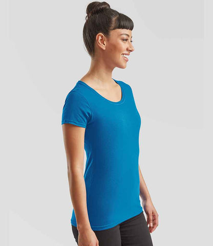Fruit of the Loom Fruit of the Loom Ladies Iconic 195 T-Shirt Azure