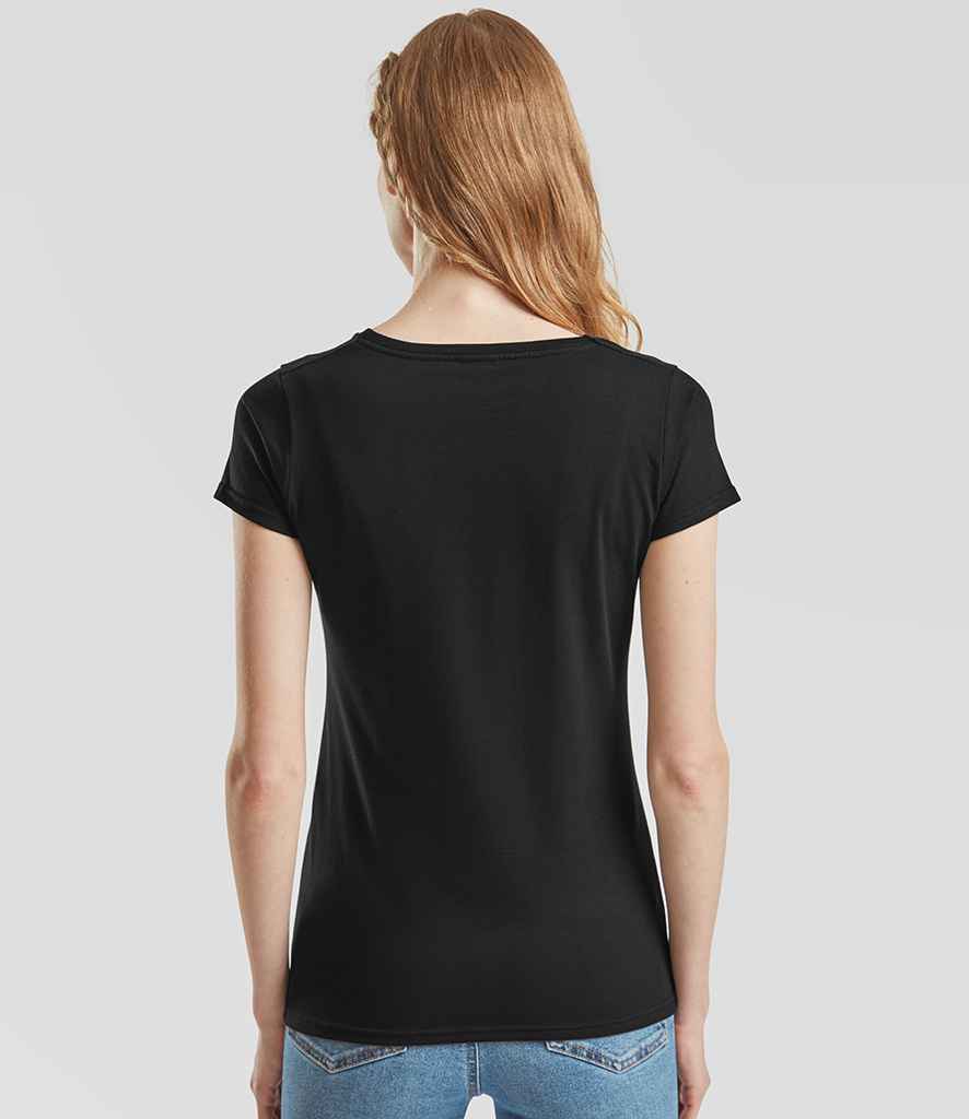 Fruit of the Loom Fruit of the Loom Ladies Iconic 195 T-Shirt Black