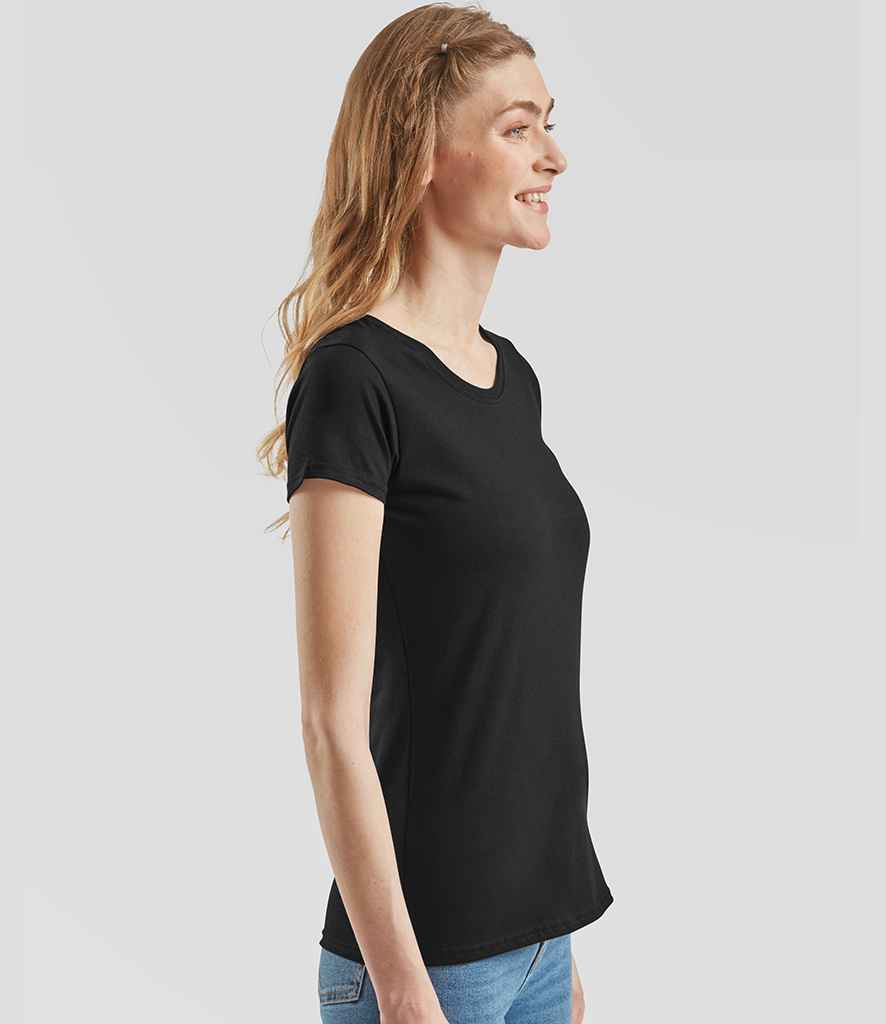 Fruit of the Loom Fruit of the Loom Ladies Iconic 195 T-Shirt Black