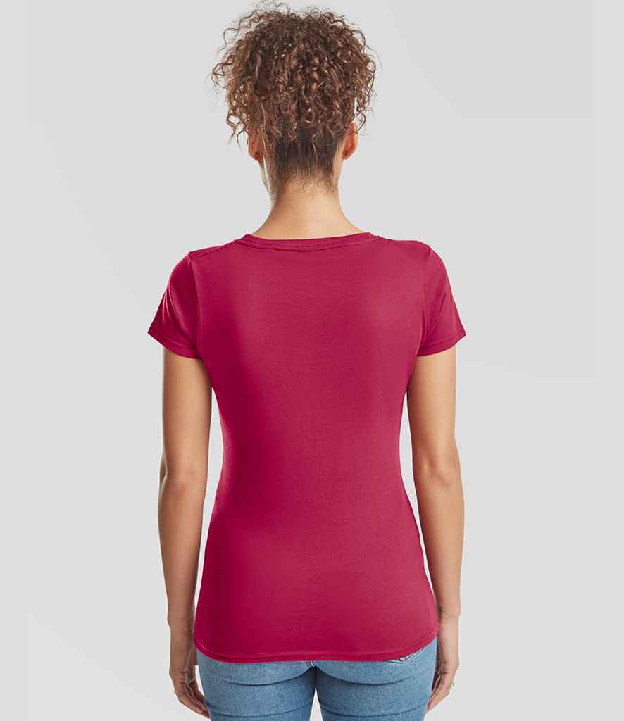 Fruit of the Loom Fruit of the Loom Ladies Iconic 195 T-Shirt Cranberry