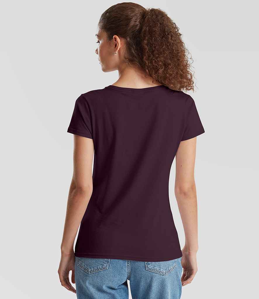 Fruit of the Loom Fruit of the Loom Ladies Iconic 195 T-Shirt Dark Plum