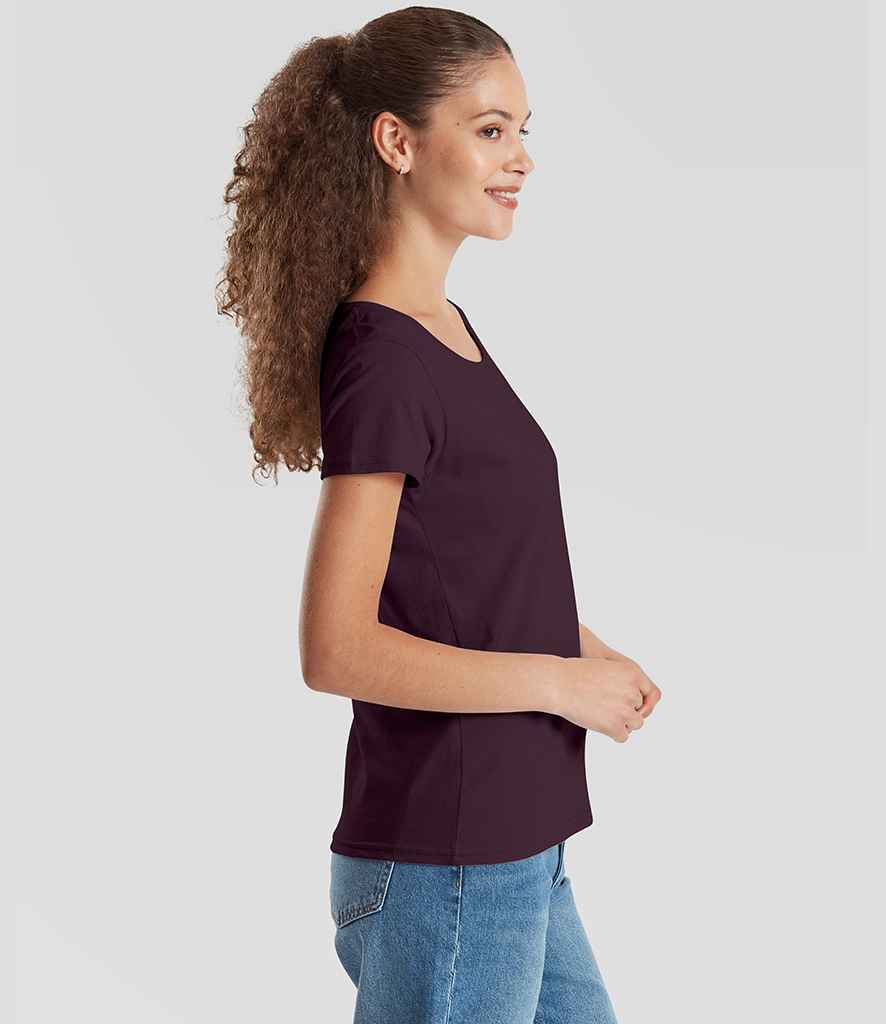 Fruit of the Loom Fruit of the Loom Ladies Iconic 195 T-Shirt Dark Plum