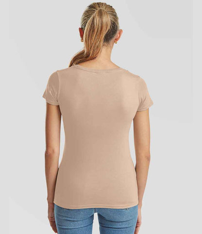 Fruit of the Loom Fruit of the Loom Ladies Iconic 195 T-Shirt Desert Sand
