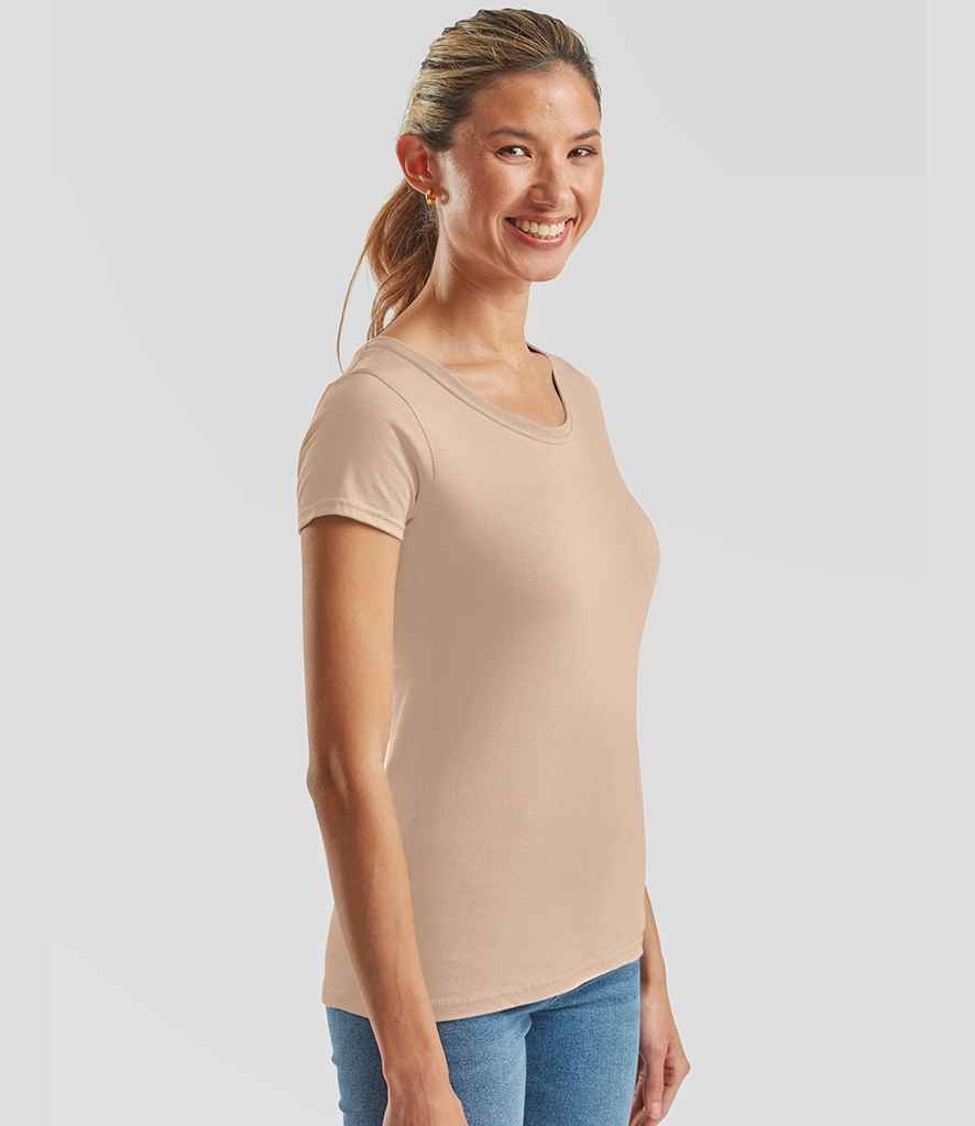 Fruit of the Loom Fruit of the Loom Ladies Iconic 195 T-Shirt Desert Sand