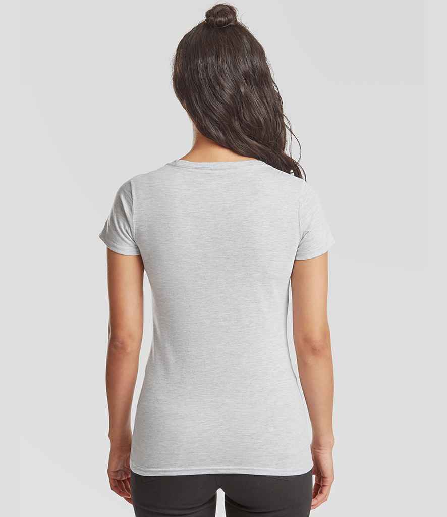 Fruit of the Loom Fruit of the Loom Ladies Iconic 195 T-Shirt Heather Grey
