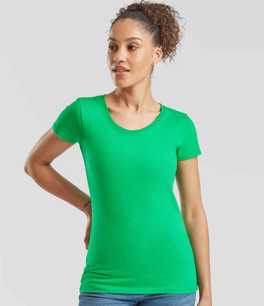 Fruit of the Loom Fruit of the Loom Ladies Iconic 195 T-Shirt Kelly Green
