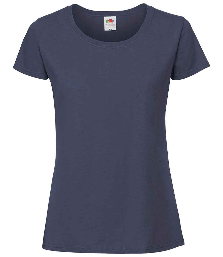 Fruit of the Loom Ladies Iconic 195 T-Shirt in Navy