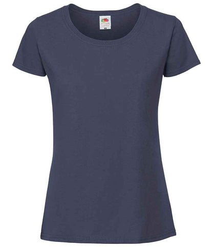 Fruit of the Loom Ladies Iconic 195 T-Shirt in Navy