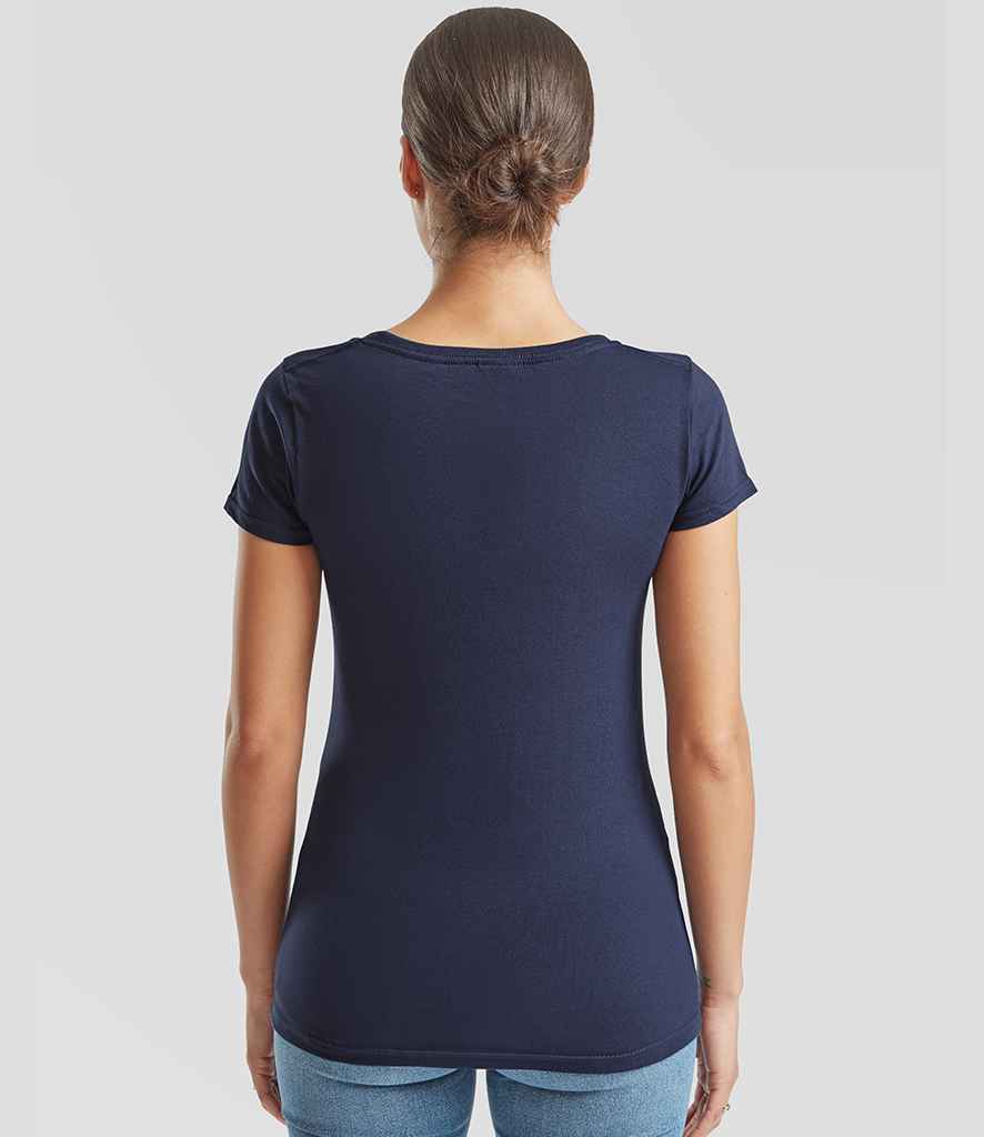 Fruit of the Loom Fruit of the Loom Ladies Iconic 195 T-Shirt Navy