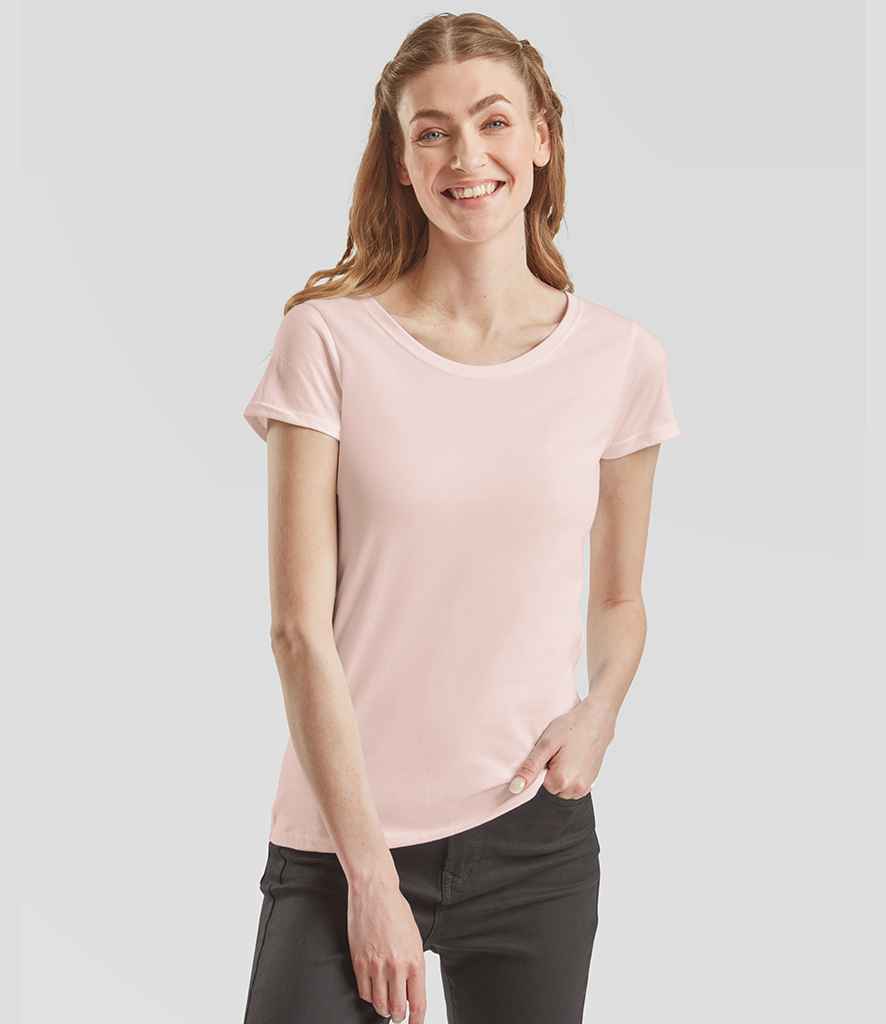 Fruit of the Loom Fruit of the Loom Ladies Iconic 195 T-Shirt Powder Rose