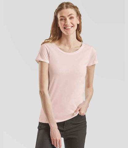 Fruit of the Loom Fruit of the Loom Ladies Iconic 195 T-Shirt Powder Rose