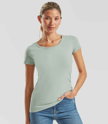 Fruit of the Loom Fruit of the Loom Ladies Iconic 195 T-Shirt Sage