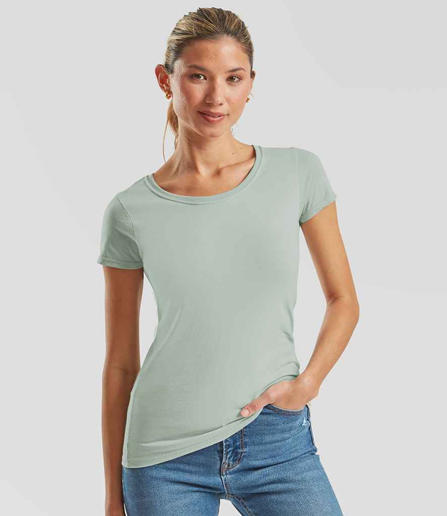 Fruit of the Loom Fruit of the Loom Ladies Iconic 195 T-Shirt Sage