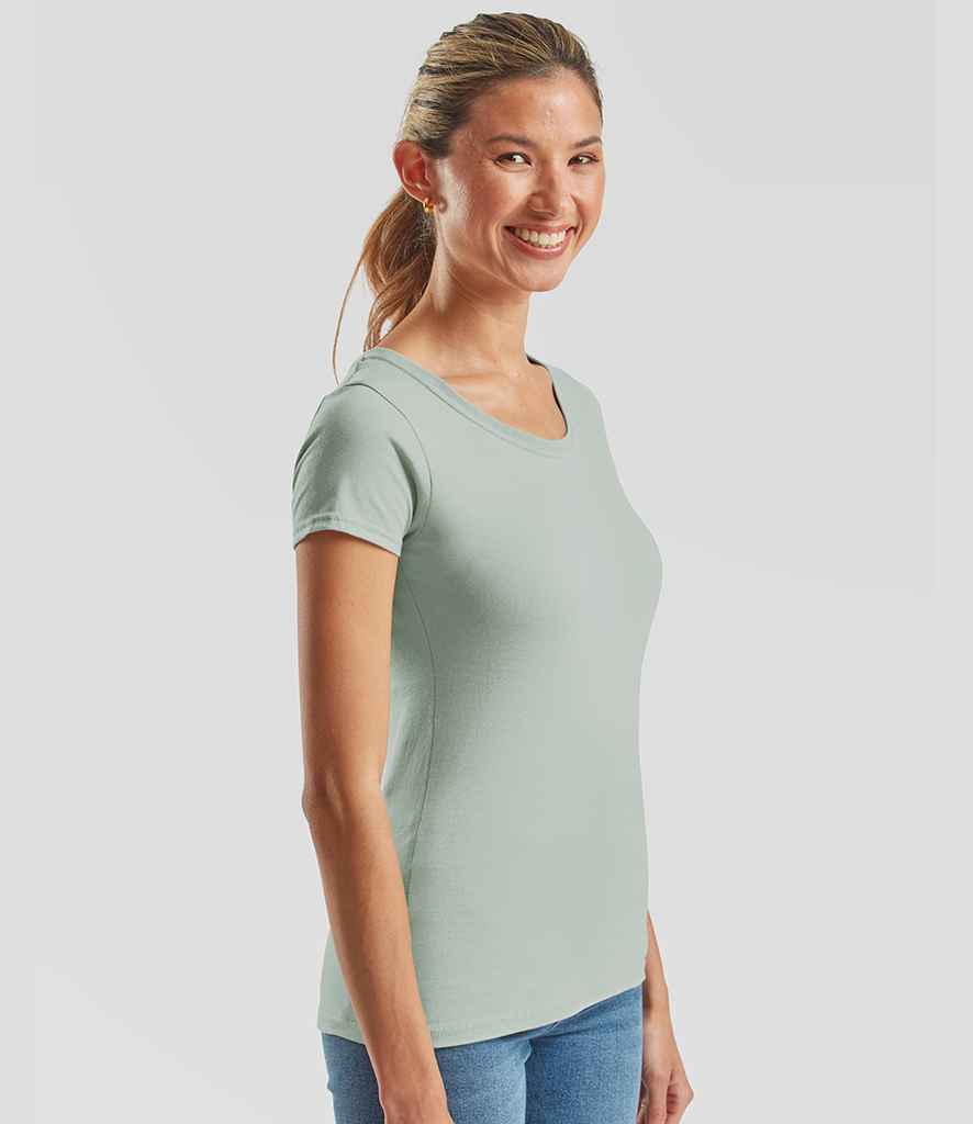 Fruit of the Loom Fruit of the Loom Ladies Iconic 195 T-Shirt Sage