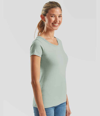 Fruit of the Loom Fruit of the Loom Ladies Iconic 195 T-Shirt Sage