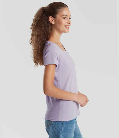 Fruit of the Loom Fruit of the Loom Ladies Iconic 195 T-Shirt Soft Lavender