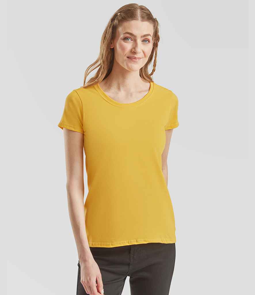 Fruit of the Loom Fruit of the Loom Ladies Iconic 195 T-Shirt Sunflower