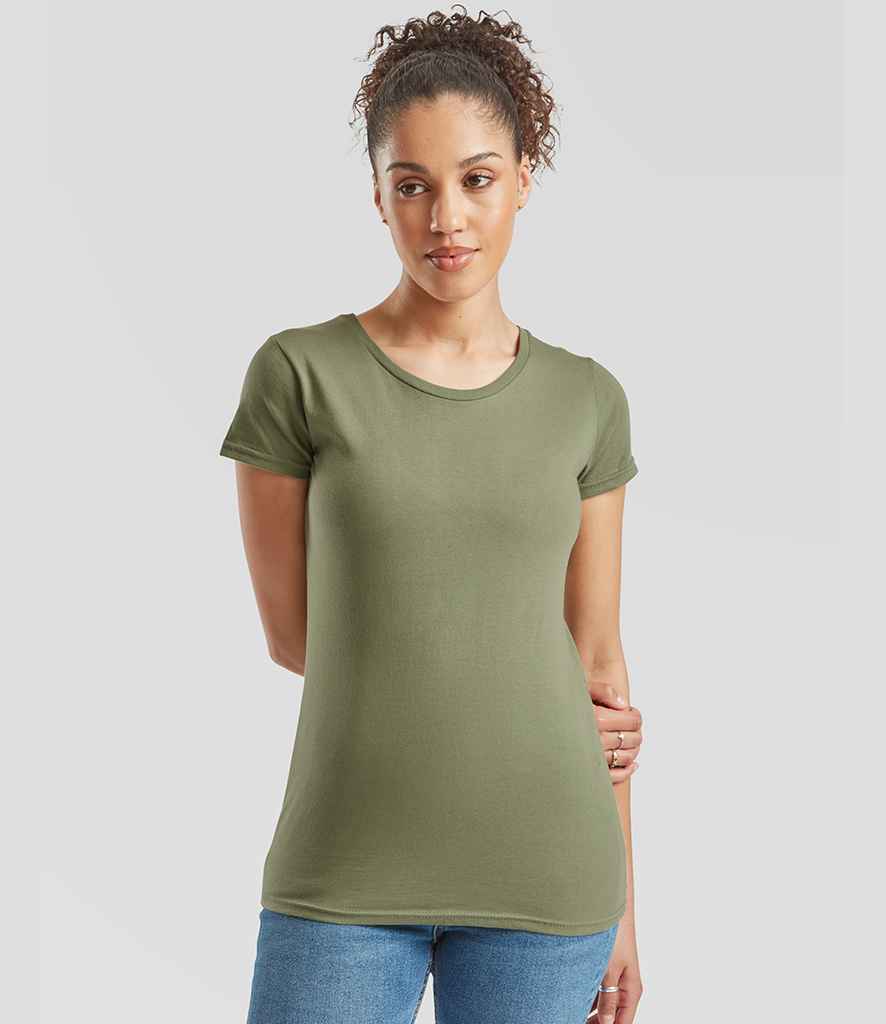 Fruit of the Loom Fruit of the Loom Ladies Iconic 150 T-Shirt Classic Olive