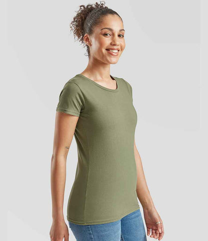 Fruit of the Loom Fruit of the Loom Ladies Iconic 150 T-Shirt Classic Olive