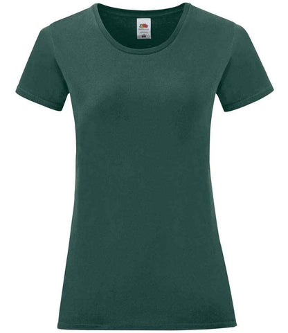 Fruit of the Loom Fruit of the Loom Ladies Iconic 150 T-Shirt Forest Green