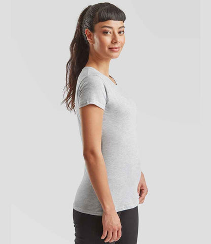 Fruit of the Loom Fruit of the Loom Ladies Iconic 150 T-Shirt Heather Grey