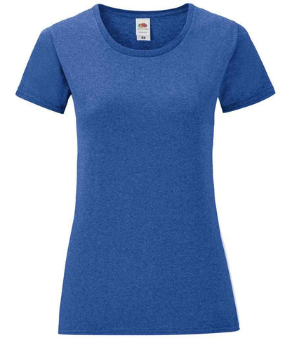 Fruit of the Loom Fruit of the Loom Ladies Iconic 150 T-Shirt Heather Royal