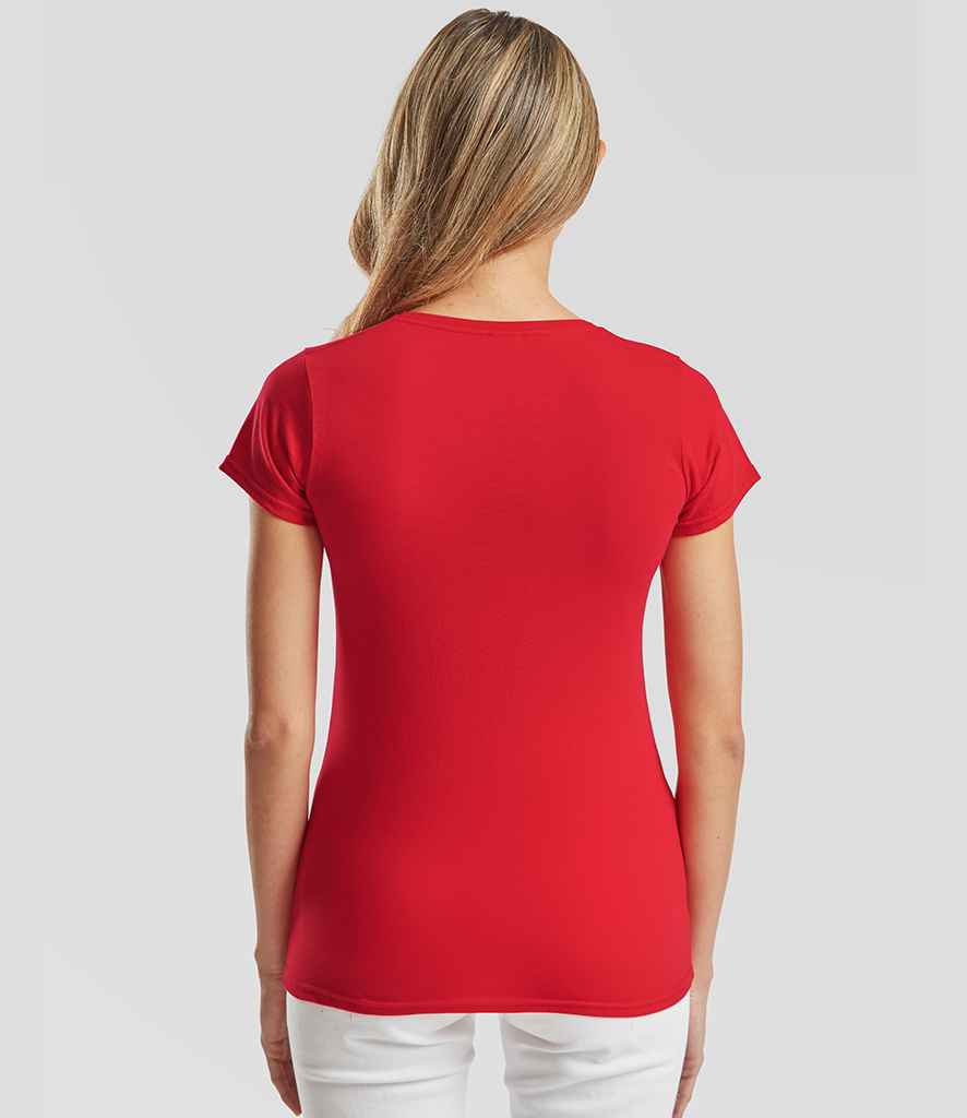 Fruit of the Loom Fruit of the Loom Ladies Iconic 150 T-Shirt Red