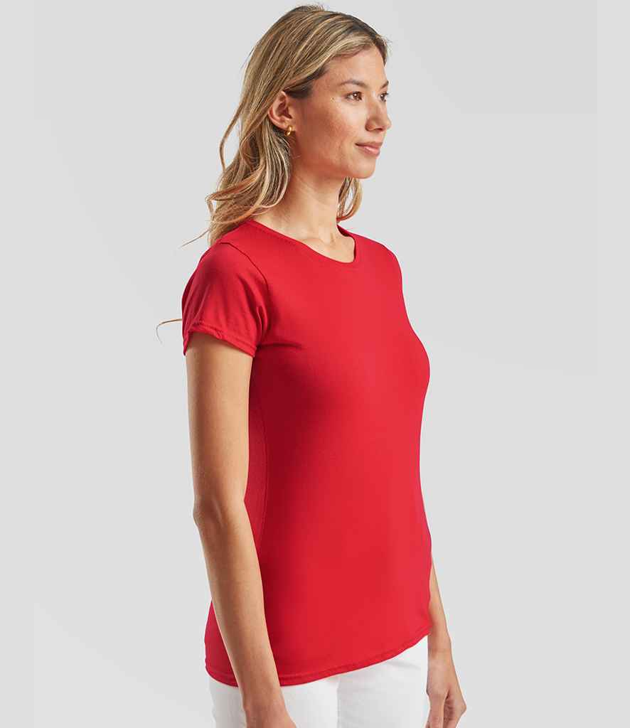 Fruit of the Loom Fruit of the Loom Ladies Iconic 150 T-Shirt Red