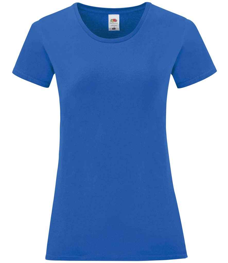 Fruit of the Loom Ladies Iconic 150 T-Shirt in Royal Blue